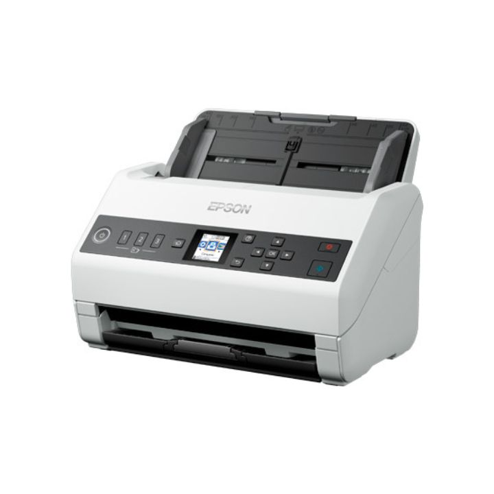 Сканер потоковый Epson WorkForce DS-730N, А4, 40 стр./мин / 80 изобр ...