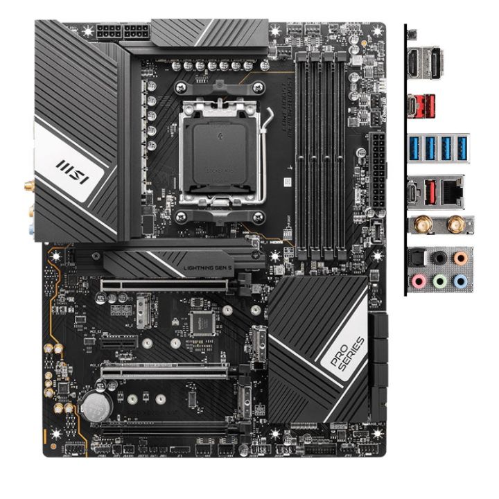 купить Материнская плата MSI PRO X670-P WIFI AM5 X670 4xDDR5 6xSATA3 RAID 4xM.2 HDMI DP ATX в Алматы