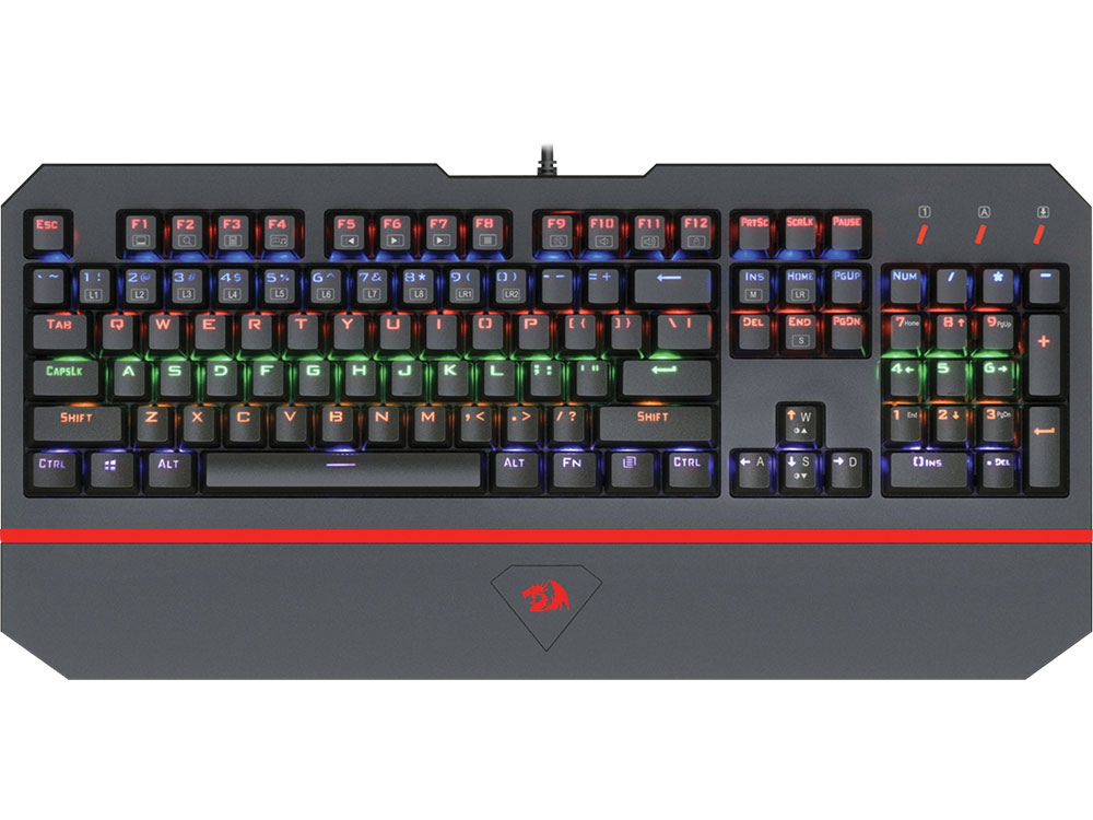 купить Клавиатура проводная игровая механическая Redragon Andromeda (Черный), USB, ENG/RU, НОВИНКА! в Алматы