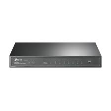 купить Коммутатор Smart GbE  8-портовый Tp-Link T1500G-8T <JetStream&trade; 8 10/100/1000Mbps RJ45 ports, порт 8 PD принимает питание от источника PoE, 16Gbps> в Алматы