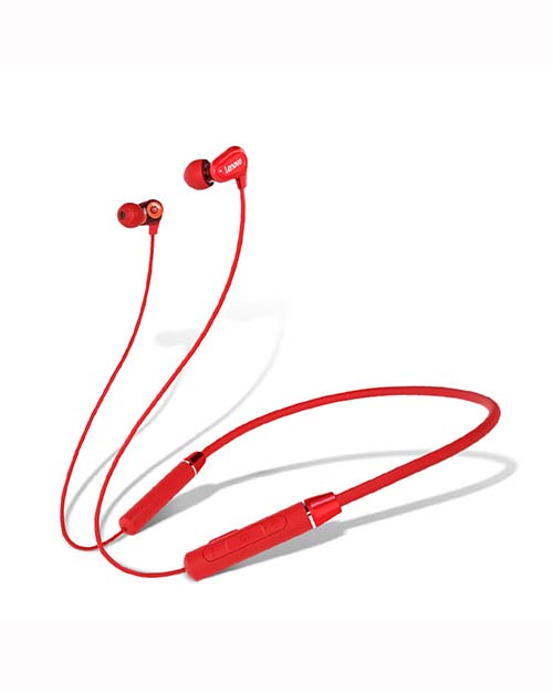 купить Наушники Lenovo HE08 красный в Алматы