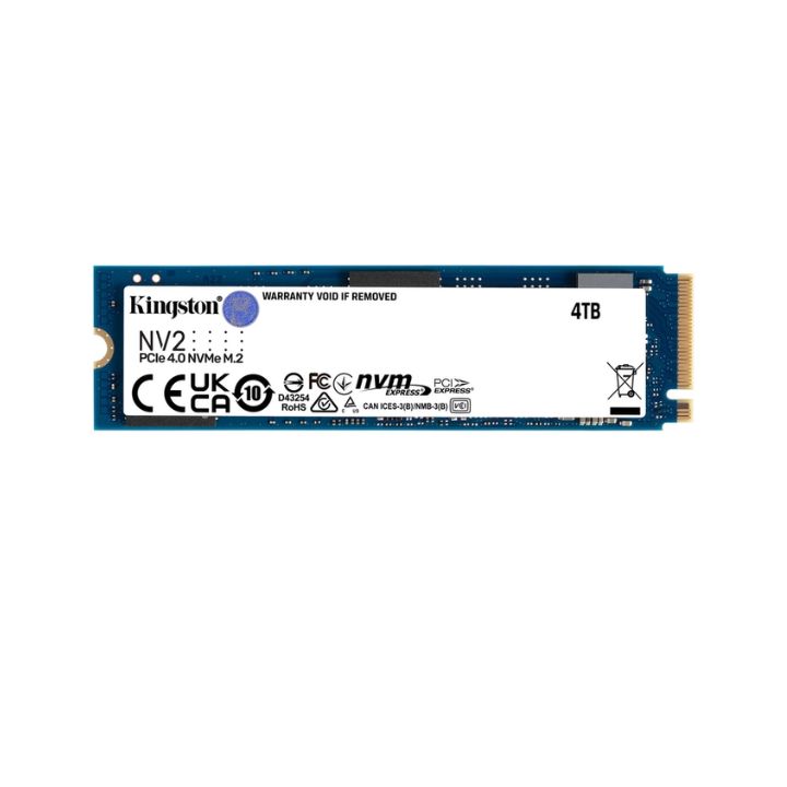 купить Твердотельный накопитель SSD 4000 Gb M.2 2280 Kingston SNV2S/4000G NVMe PCIe Gen 4.0x4 Lane в Алматы