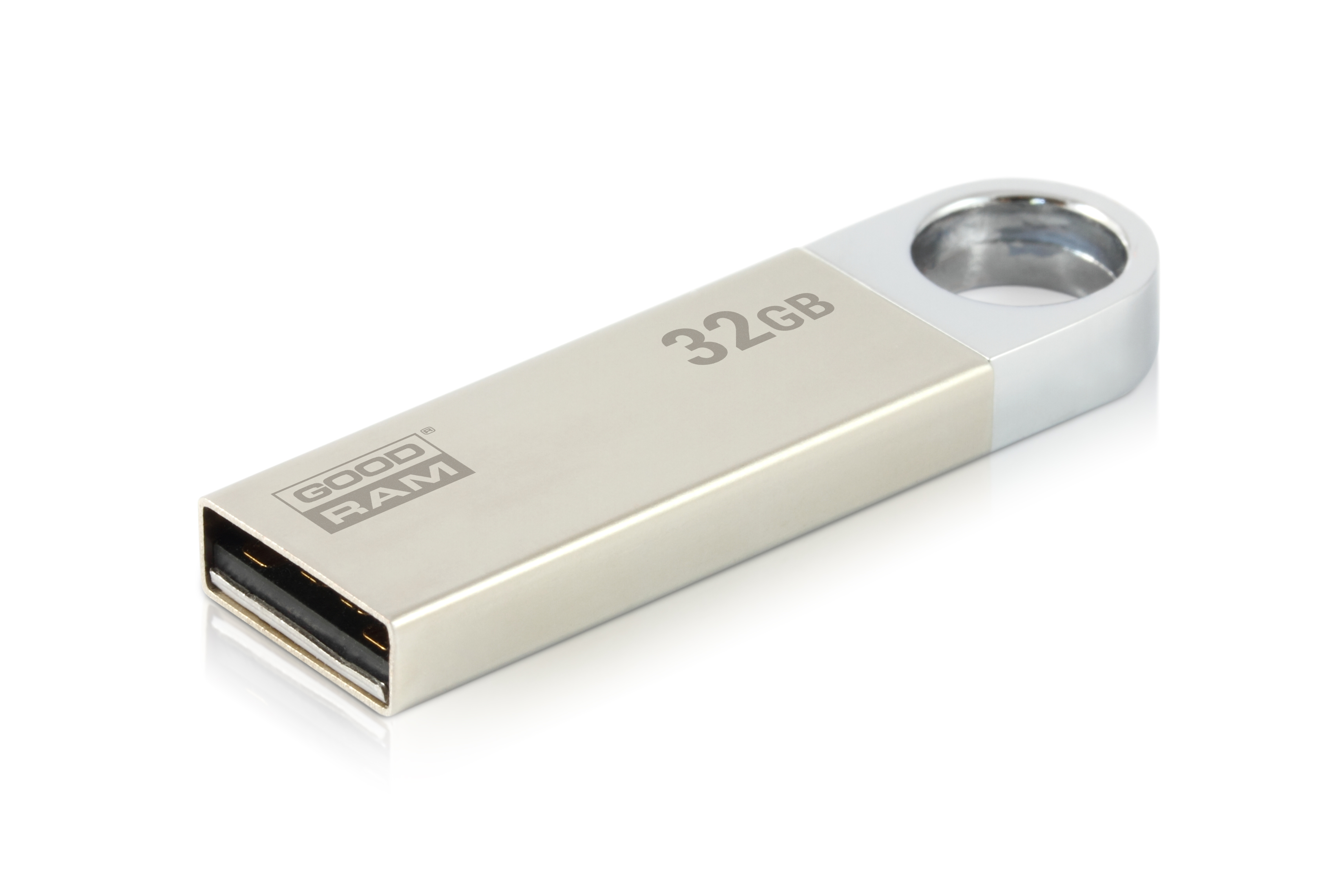 купить USB-ФЛЕШ-НАКОПИТЕЛЬ 32Gb GOODRAM UUN2 USB 2.0 UUN2-0320S0R11 SILVER в Алматы