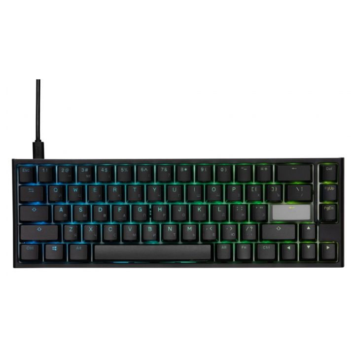 купить Клавиатура Ducky One 2 SF, Cherry Black, RGB LED, RU, Black-White в Алматы