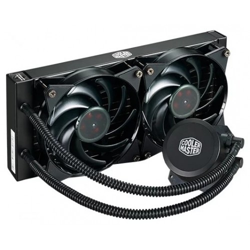 купить Водяное охлаждение для CPU CoolerMaster MasterLiquid Lite 240 4-pin(PWM) 650-2000RPM 30dBA LGA1151/1150/1155/2066/2011/1366/AM4/AM3+/AM3/AM2+/AM2FM2+/FM2/FM1 MLW-D24M-A20PW-R1 в Алматы