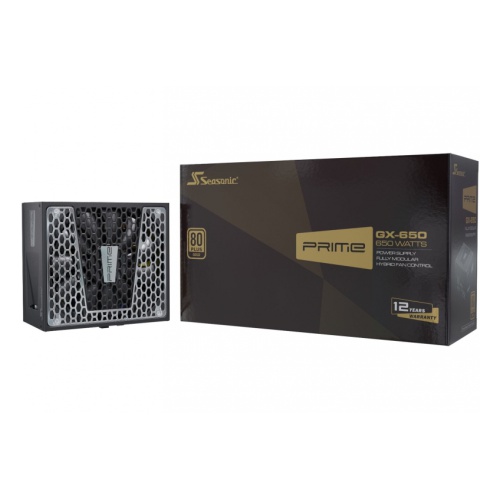 купить Блоки питания SeaSonic Prime GX-650 650W 80 PLUS Gold, Вентилятор 13,5 см, SSR-650GD2 в Алматы