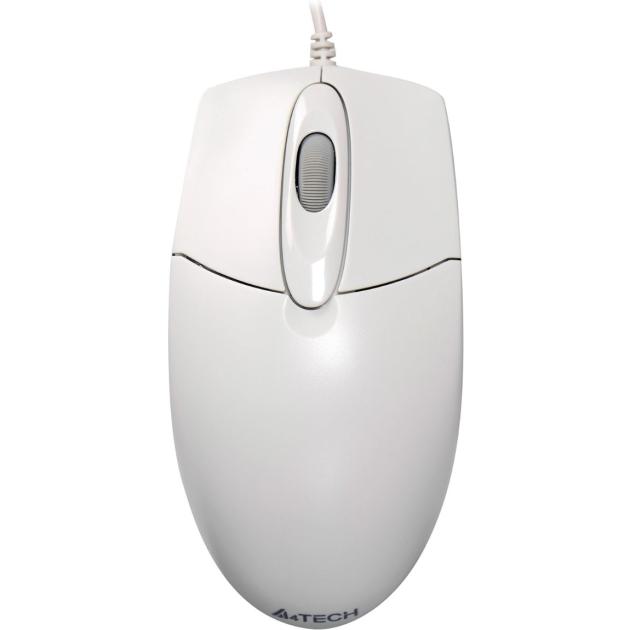 купить Мышь A4tech OP-720-1 WHITE Оптическая USB 1000 dpi в Алматы