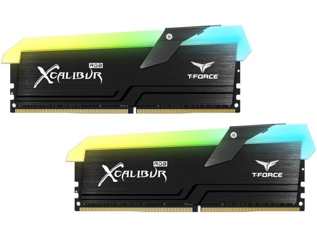 купить Оперативная память DDR4 PC-32000 (4000 MHz) 16Gb (8GB*2) TEAM XCALIBUR <геймерская серия> в Алматы