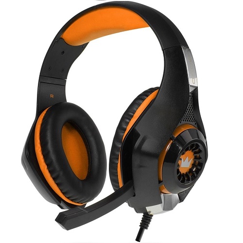 купить Гарнитура игровая CROWN CMGH-102T Black&orange в Алматы