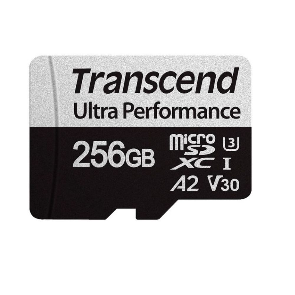 купить Карта памяти Micro SDXC 256GB Transcend 340S, Class 10 UHS-I U3, A2, адаптер, 160/125 Мбайт/с TS256GUSD340S в Алматы