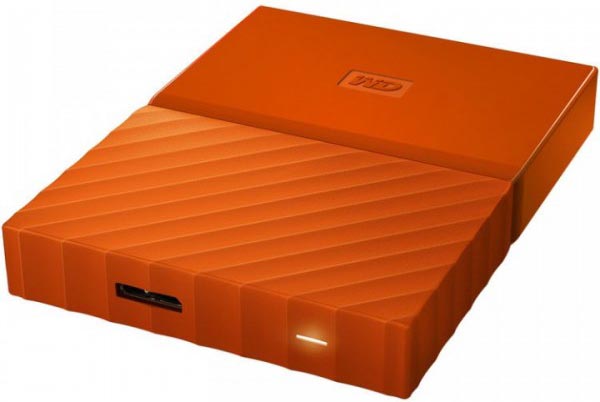 купить Внешний HDD Western Digital 2Tb My Passport 2.5* WDBLHR0020BOR-EEUE 2.5*, USB 3.0. Толщина 12мм Цвет: Orange. Автоматическое резервное копирование с помощью ПО WD Backup. Защита паролем, В комплекте: Кабель USB 3.0, Программы WD Backup™, WD Security™ в Алматы