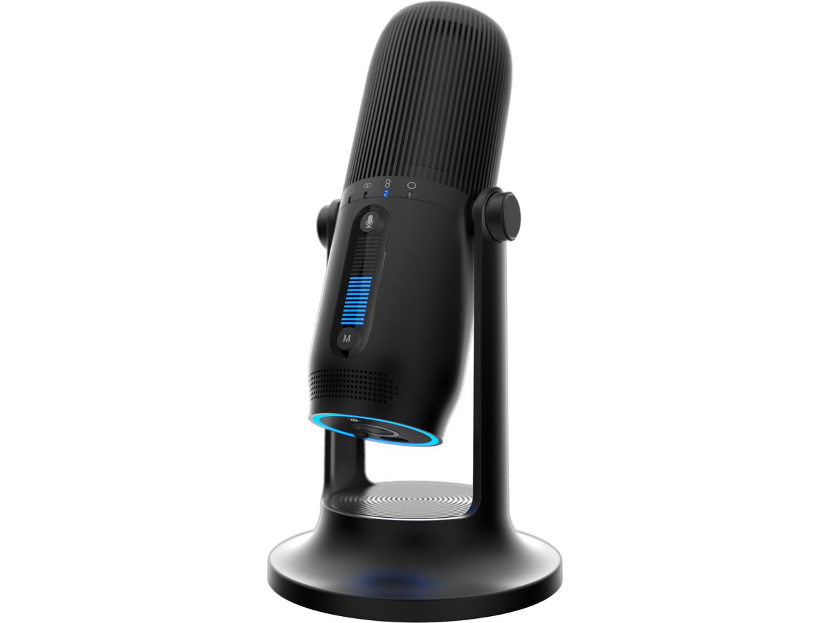 купить Микрофон Thronmax M2 Mdrill One Jet Black 48Khz <конденсаторный, всенаправленный, Type C plug, 3.5mm, RGB> в Алматы