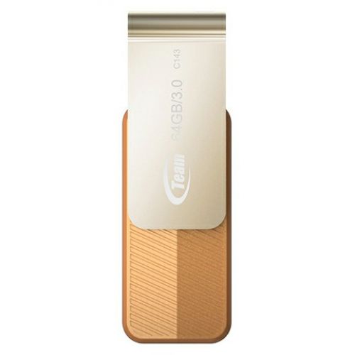 купить Устройство хранения данных Team Group USB 3.0 Flash C143 3.0 FLASH DRIVE 64GB TC143364GN01 BROWN в Алматы