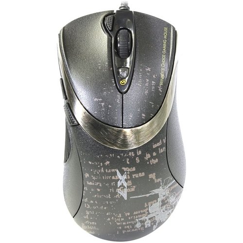 купить Мышь игровая A4tech X7 F4 BLACK Оптическая USB 3000 dpi v2 в Алматы
