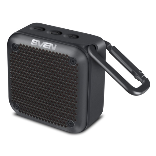 купить SVEN PS-88, black (7W, Bluetooth, TWS, Waterproof (IPx7), microSD, carbine, 1500mA*h) /  в Алматы