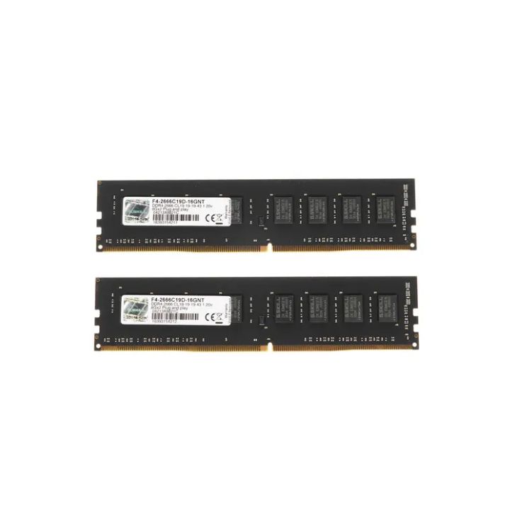 купить Комплект модулей памяти G.SKILL F4-2666C19D-16GNT DDR4 16GB (Kit 2x8GB) 2666MHz в Алматы