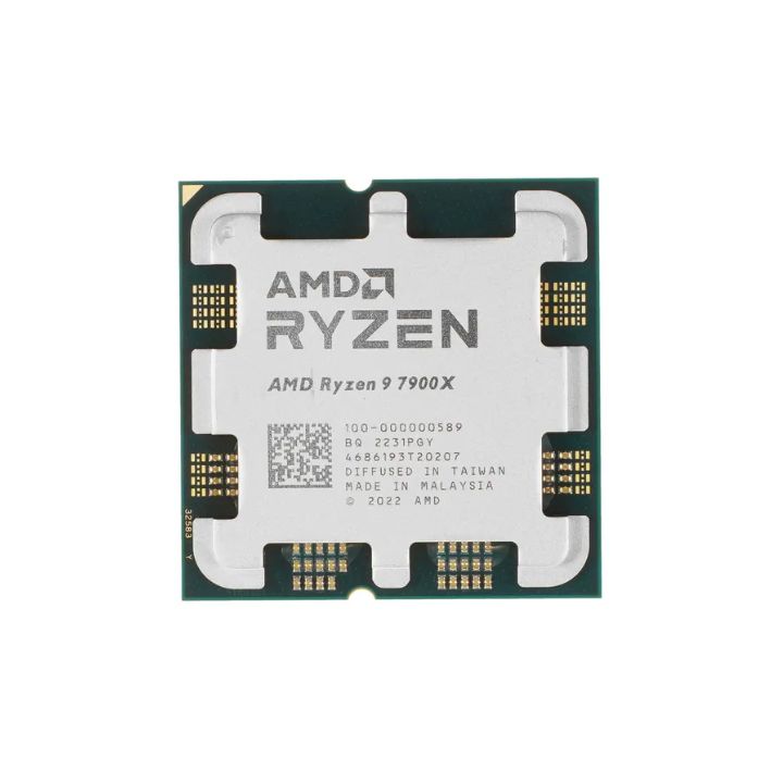 купить Процессор AMD Ryzen 9 7900X 4,7Гц (5,6ГГц Turbo) 12С/24T 64MB L3 170W-230W AM5 OEM 100-000000589 в Алматы