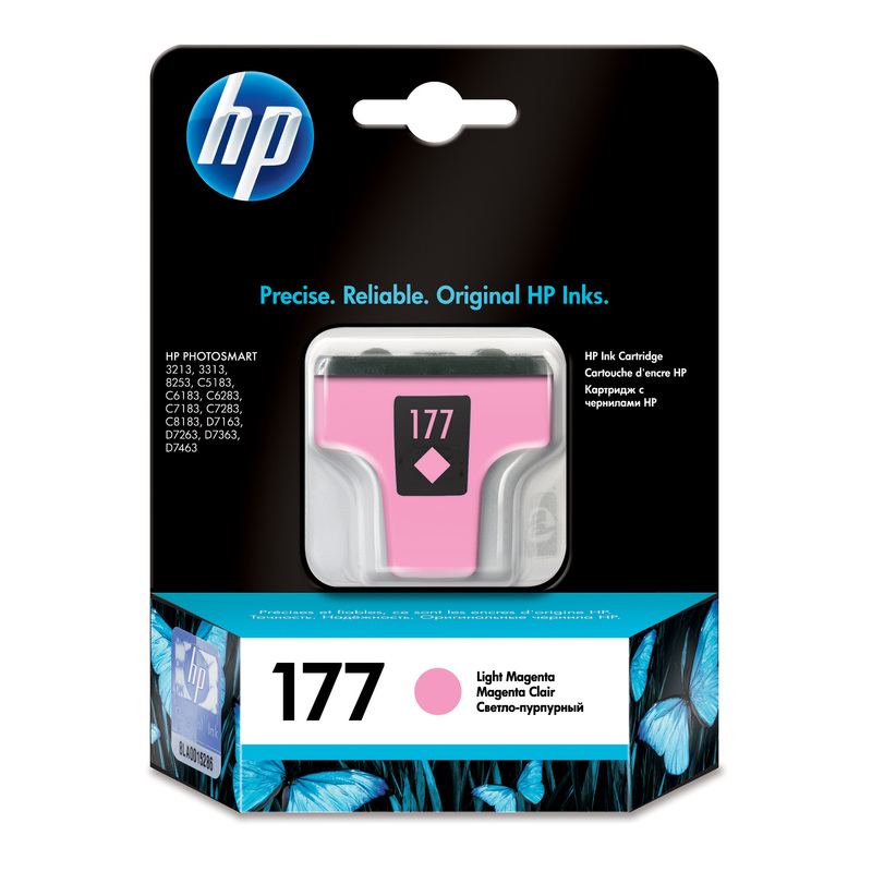 купить Картридж струйный HP C8775HE, №177 для HP PS3213/3313/C5183/C6183/C6283/C7183/C7283/D7163/D7363/8253, светло-пурпурный в Алматы