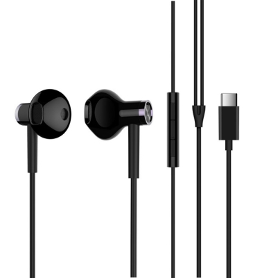 купить Наушники Xiaomi Mi in-earphones Dual Driver type-C black /  в Алматы