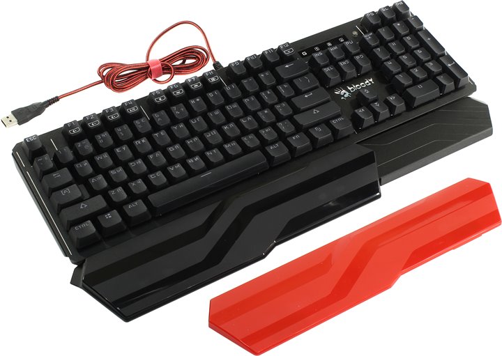 купить Клавиатура игровая Bloody B975 <RGB-LED, USB, мех клавиатура переключателями> в Алматы