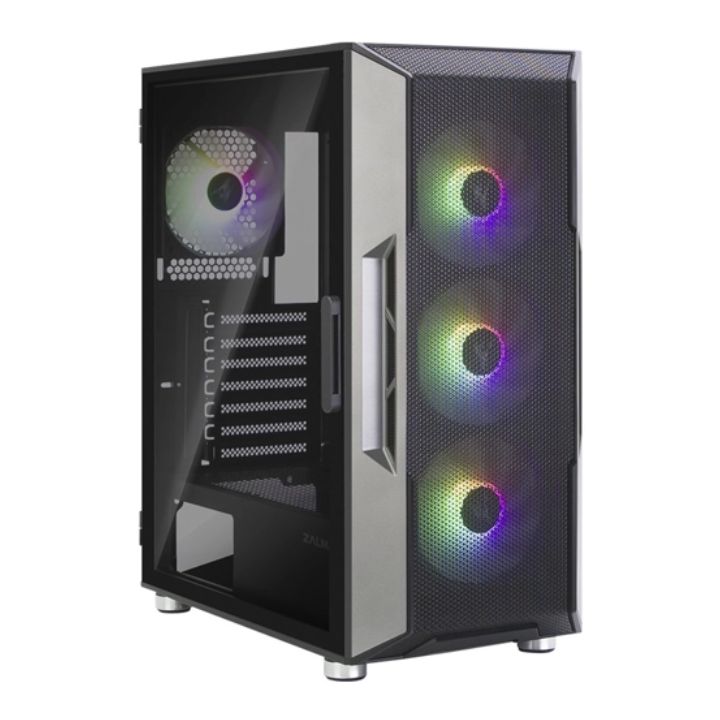 купить Компьютерный корпус Zalman I3 NEO BLACK, без БП, 1xUSB3.0, 2xUSB2.0, 4x120mm RGB fans, TG Side Panel в Алматы