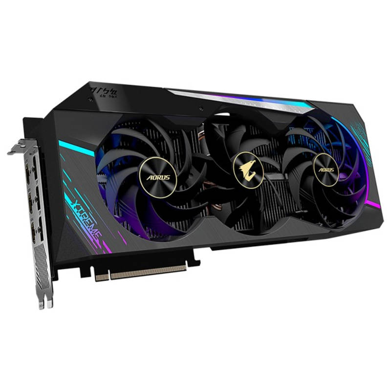 купить Видеокарта Gigabyte GeForce RTX3080 AORUS X-10GD, 10Gb GDDR6X 3xHDMI 3xDP GV-N3080AORUS X-10GD 2.0 в Алматы