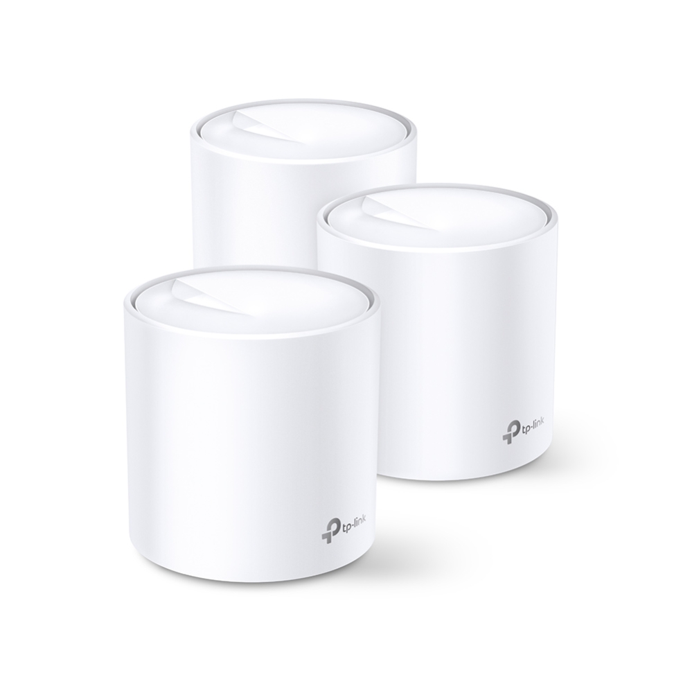 купить Домашняя Mesh Wi-Fi система GbE AX1800 Tp-Link Deco X20 (2 устройства) <Wi-Fi 6, 5 ГГц: до 1201 Мбит/с (802.11ax), 2,4 ГГц: до 574 Мбит/с (802.11ax), 802.11ax/ac/a/b/g/n, 2 гигабитных порта LAN/WAN, Beamforming, MU-MIMO, OFDMA, HomeCare&trade;> в Алматы