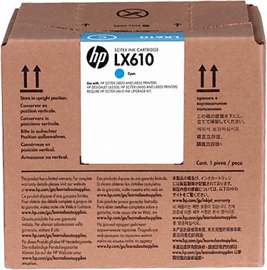 купить Картридж HP Europe/CN670A/Латексный чернильный/голубой/№610/3 000 мл в Алматы