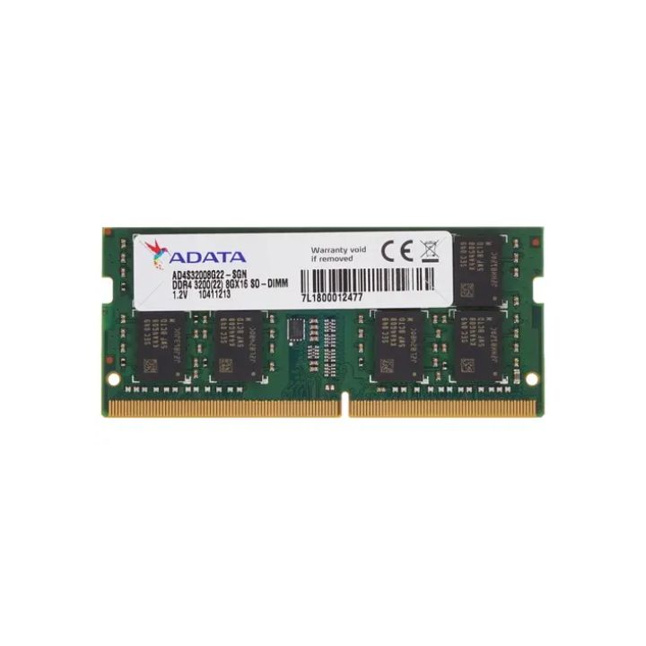 купить ОЗУ для ноутбука ADATA 8Gb/3200MHz DDR4 SO-DIMM, CL22, 1.2v, AD4S32008G22-SGN в Алматы