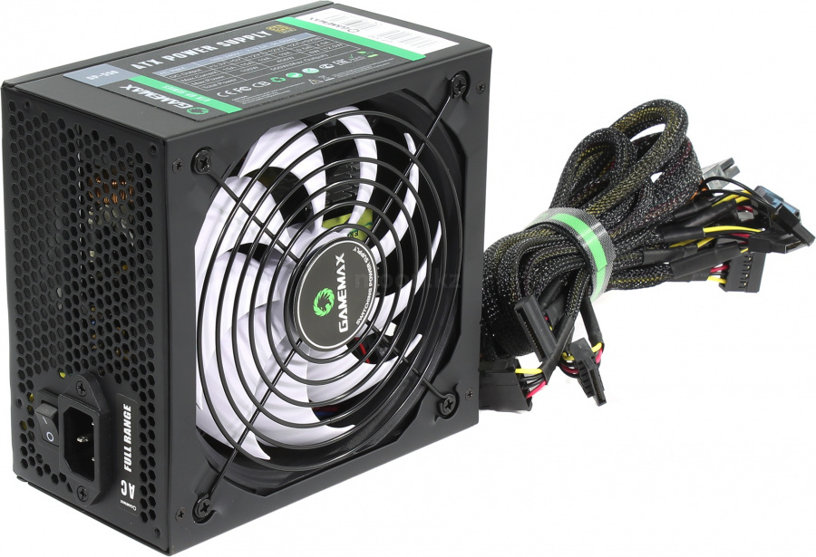 купить Блок питания ПК  550W GameMax GP-550 <ATX12V Ver.2.30 compliant with ATX12V Ver.2.31> v2 в Алматы