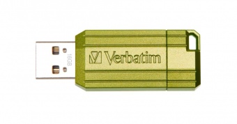 купить USB Флеш 16GB 2.0 Verbatim 049070 в зеленую полоску в Алматы