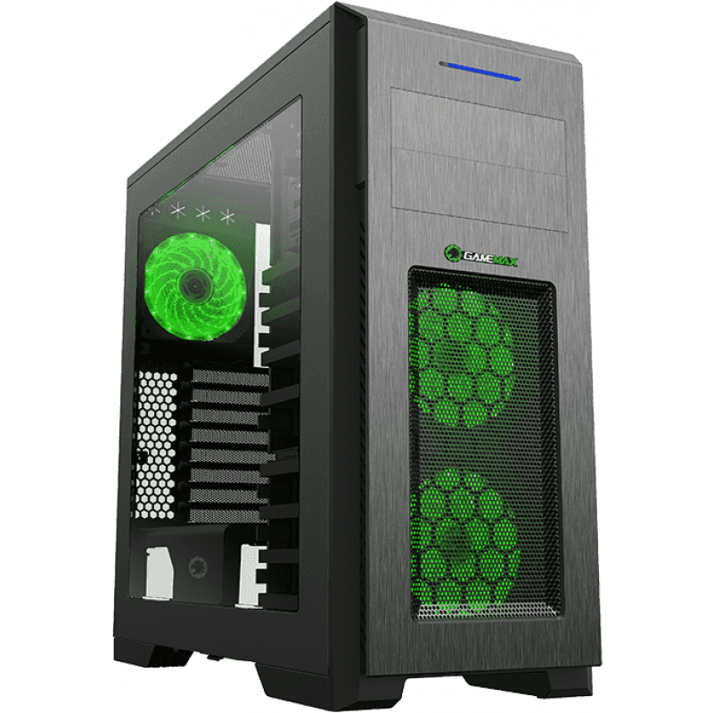 купить Корпус ПК без БП GameMax Kallis M907SE <ATX, 3x120RGB, 5.25x2, 3.5 (HDD)x8,  520x212x488mm> в Алматы