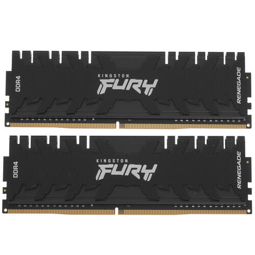 купить ОЗУ Kingston FURY Renegade RGB 16Gb(8Gb*2)/4800 DDR4 DIMM, CL19, KF448C19RBK2/16 в Алматы