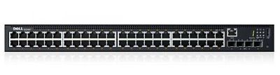купить Коммутатор Dell/N1548P, PoE+, 48x 1GbE + 4x 10GbE SFP+ fixed ports, Stacking, IO to PSU airflow, AC в Алматы