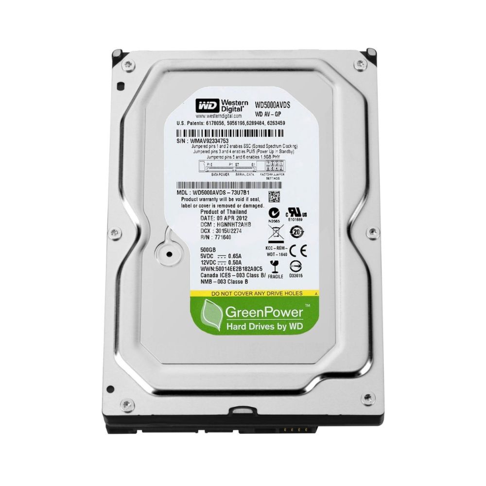купить WD5000AVDS Жесткий диск HDD SATA 500GB IntelliPower 6GB/S 32MB Western Digital в Алматы