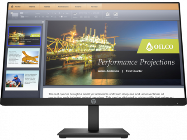 купить Монитор HP 5QG34AA P224 21.5* IPS,1920x1080 при 60 Гц,16:9,250cd/m2,H178&deg;/V178&deg;,1000:1, 10000000:1, 5ms,VGA,DP,HDMI, Bla в Алматы