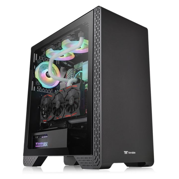 купить Компьютерный корпус Thermaltake S300 TG Black без Б/П CA-1P5-00M1WN-00 в Алматы