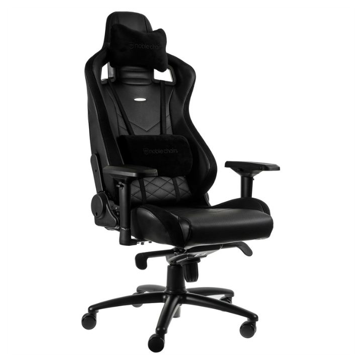 купить Игровое кресло Noblechairs EPIC Black&nbsp;(NBL-PU-BLA-002) в Алматы