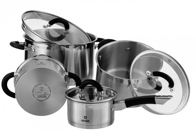 купить Набор посуды VINZER Progresso 89021 (9 пр.) в Алматы