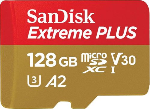купить SanDisk Extreme Plus microSDXC 128GB + SD Adapter + Rescue Pro Deluxe 170MB/s A2 C10 V30 UHS-I U3; EAN: 619659169510 в Алматы