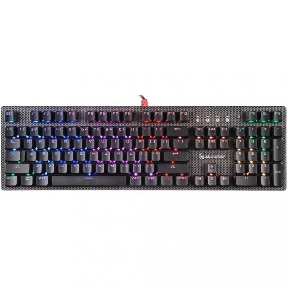 купить Клавиатура игровая Bloody B810R-NetBee <RGB-LED, USB, мех клавиатура переключателями> в Алматы