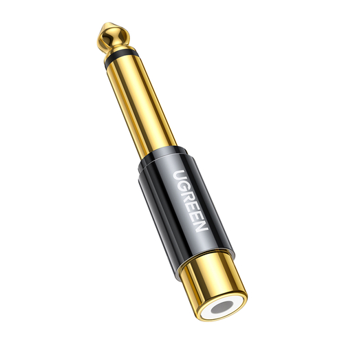 купить Аудиоадаптер UGREEN AV169 6.35mm Male to RCA Female Adapter, 80731 в Алматы