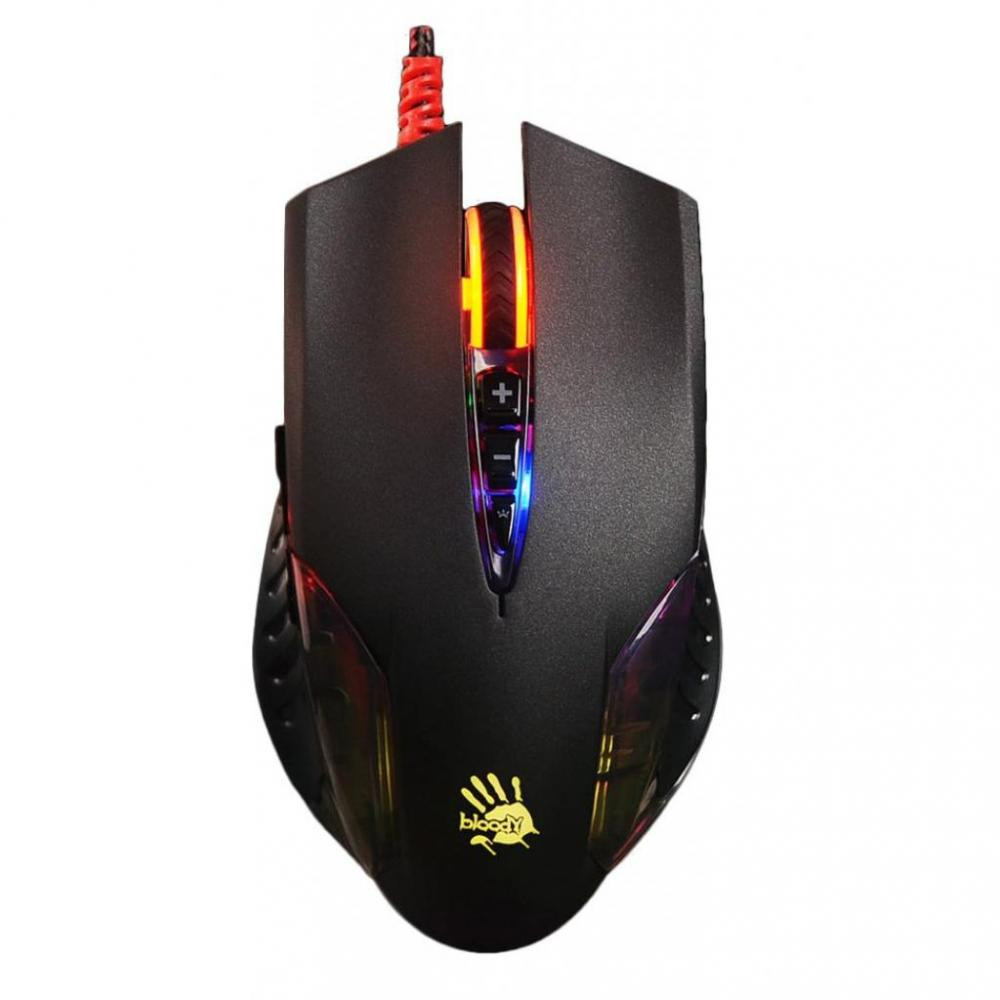купить Мышь игровая Bloody Q50 USB <3200 CPI, 2.41Mpixels/sec, 125~1,000Hz/sec, 1.8m> в Алматы