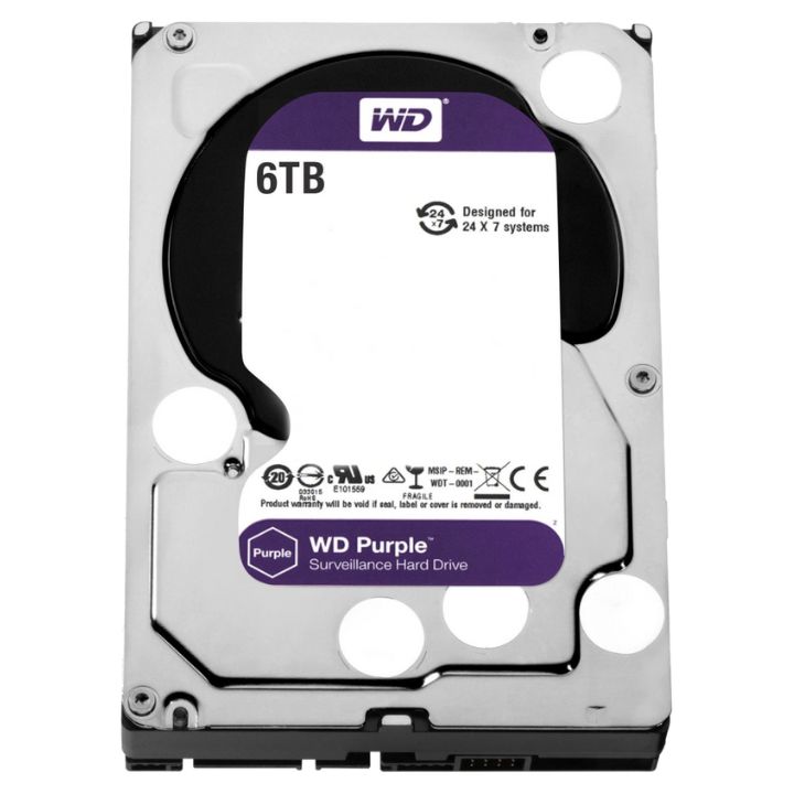 купить Накопитель на жестком магнитном диске WD WD63PURU  6ТБ 3,5" SATA-III для видеонаблюдения в Алматы