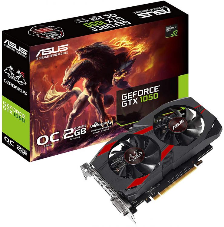 купить Видеокарта ASUS GeForce GTX1050 GDDR5 2GB GDDR5 2GB, 128-bit, 7008 MHz, DVI-Dx1, HDMIx1, DPx1, HDCP Support, PCI Express 3.0 CERBERUS-GTX1050-02G                                                                                                          в Алматы