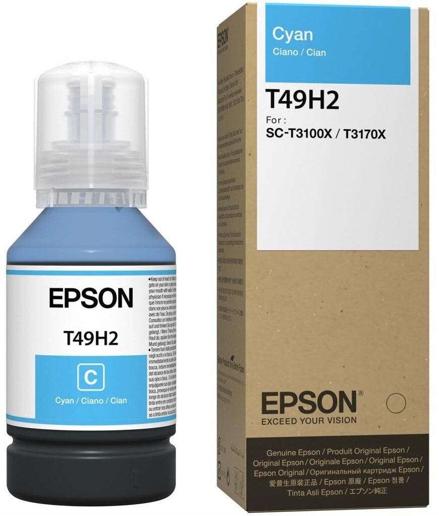 купить Картридж Epson C13T49H200 Контейнер с голубыми чернилами для SC-T3100x в Алматы