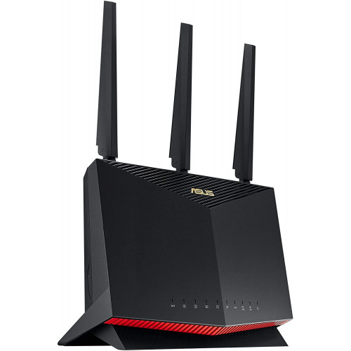 купить Двухдиапазонный игровой маршрутизатор ASUS RT-AX86U:совместимость с PS 5, AiMesh, 2.5G Ethernet,Adaptive OoS в Алматы