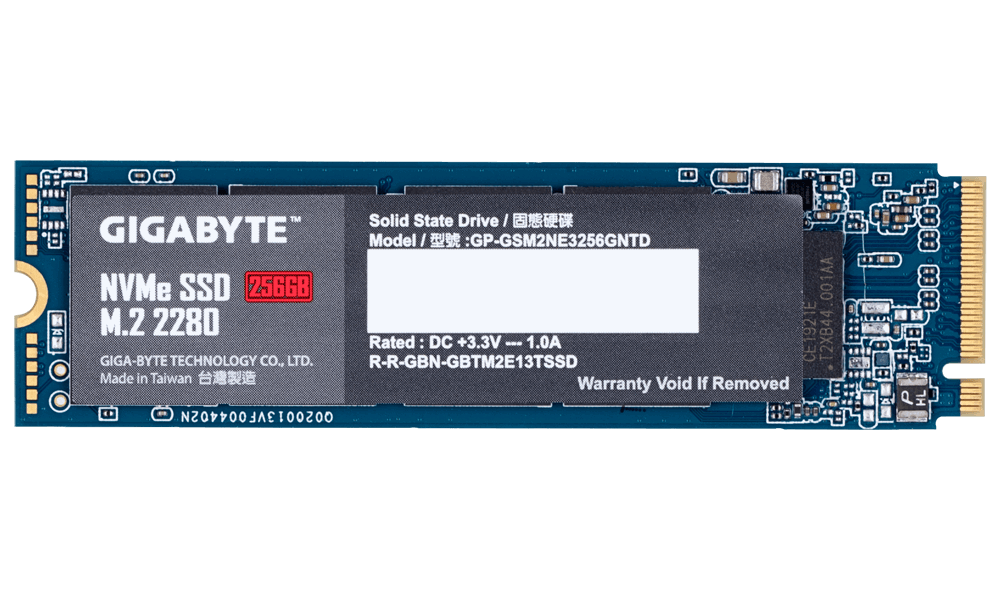 купить SSD-накопитель Gigabyte SSD 256Gb, NVMe, M2, read 1800/write1100, GP-GSM2NE3256GNTD в Алматы