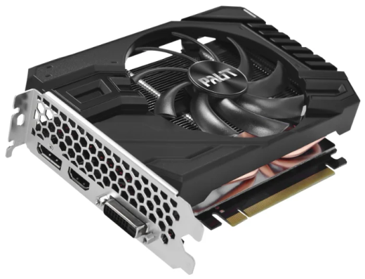 купить Видеокарта, PALIT, GTX1660 STORMX 6G 4710636270536, NE51660018J9-165F, GDDR5, 192bit, DP, HDMI, DVI, Цветная коробка в Алматы