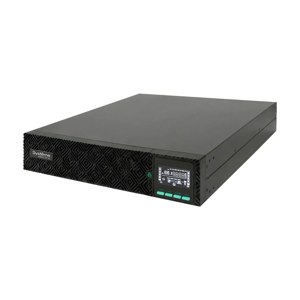 купить Systeme Electric Smart-Save Online SRV 10000 ВA, 10000 Вт, 230 В, 1:1, 2U+2U, конвертируемый форм-фактор, 16 шт. АКБ, 12В 9Ач, клеммы, размеры 440x600x174 мм в Алматы